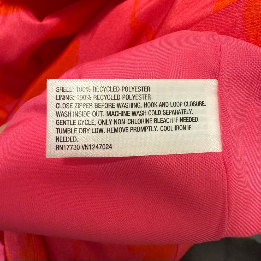 Kate Spade New York x Target Classic Rose Peplum Midi Dress Pink /Red 12 NWT - Picture 6 of 6